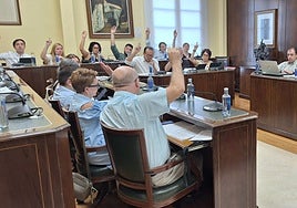 Imagen del pleno celebrado esta mañana