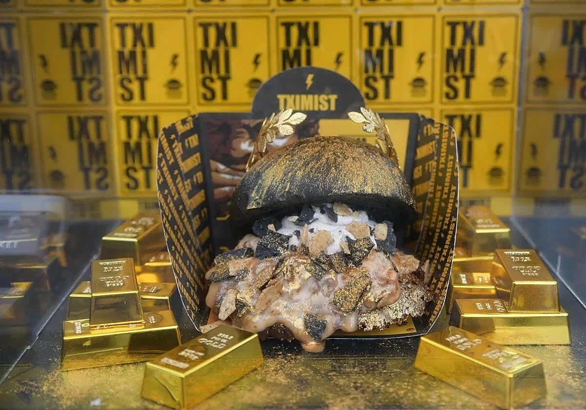 Una de las hamburguesas del The Champions Burger.