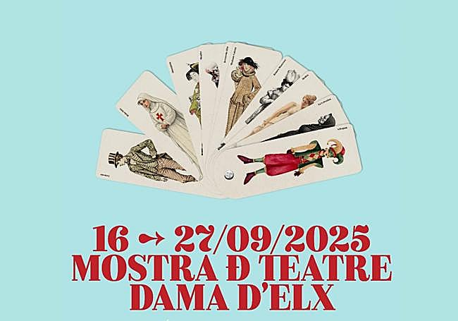Cartel de la XXX Mostra de Teatre Dama d'Elx.