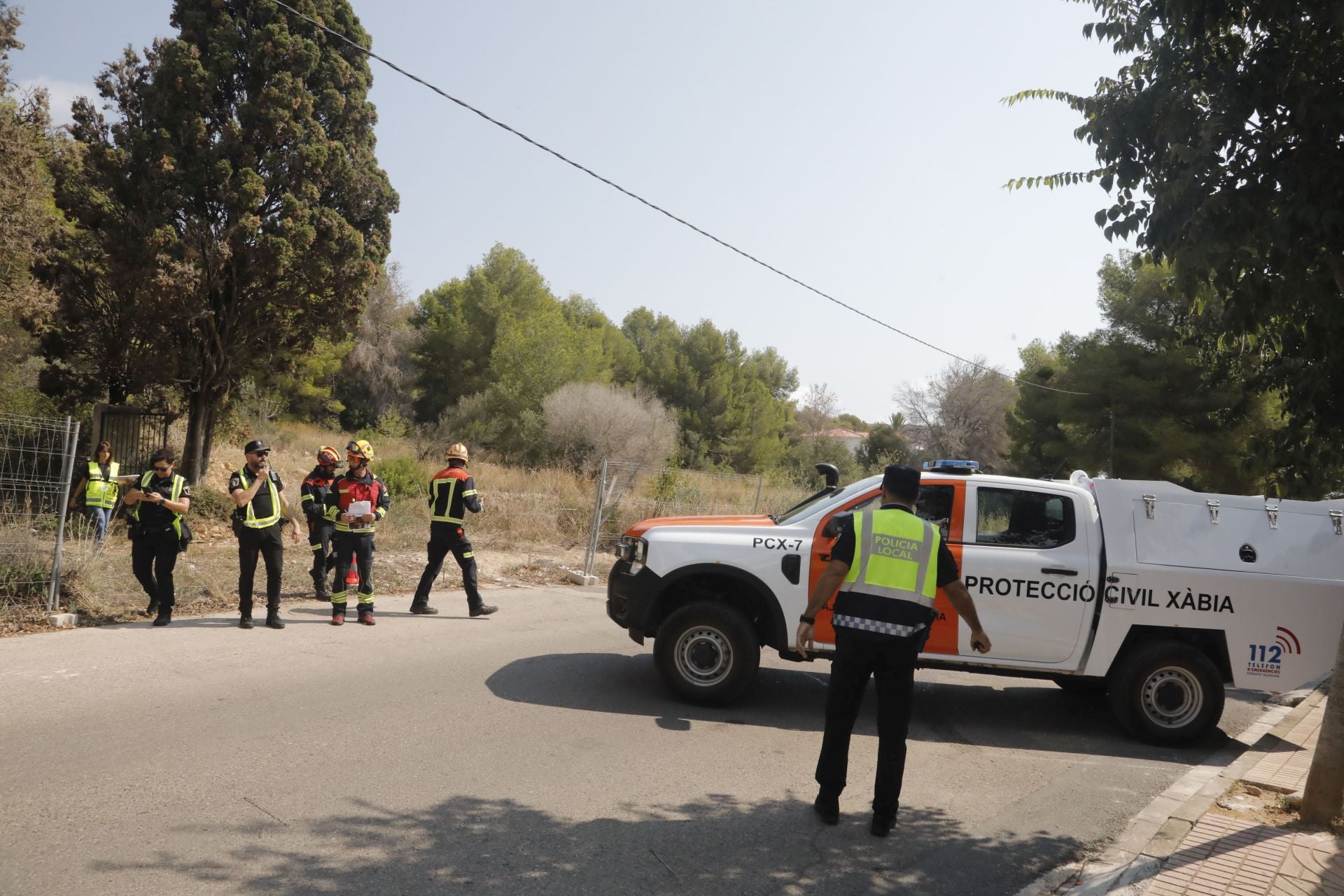 Xàbia se prepara para el fuego: simulacro de incendio en el municipio