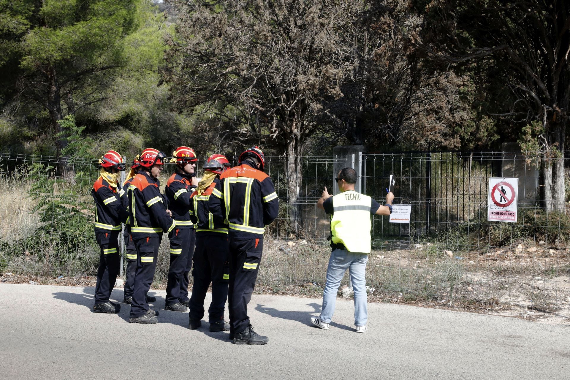 Xàbia se prepara para el fuego: simulacro de incendio en el municipio