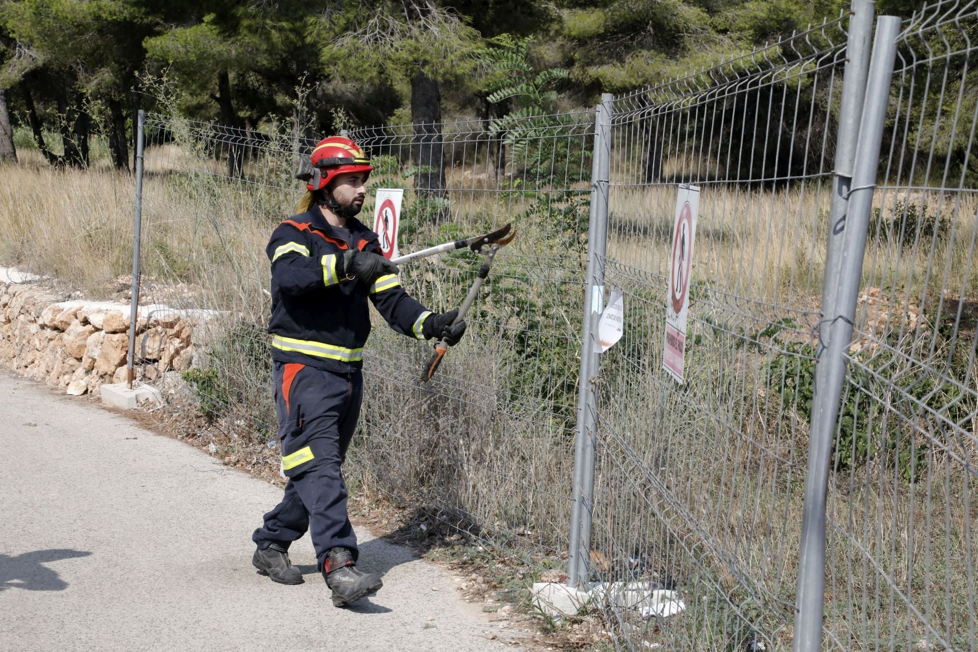 Xàbia se prepara para el fuego: simulacro de incendio en el municipio