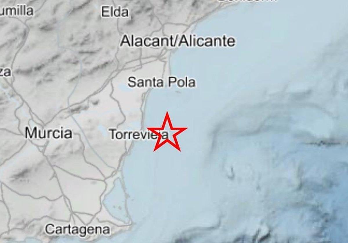 Situación del terremoto.