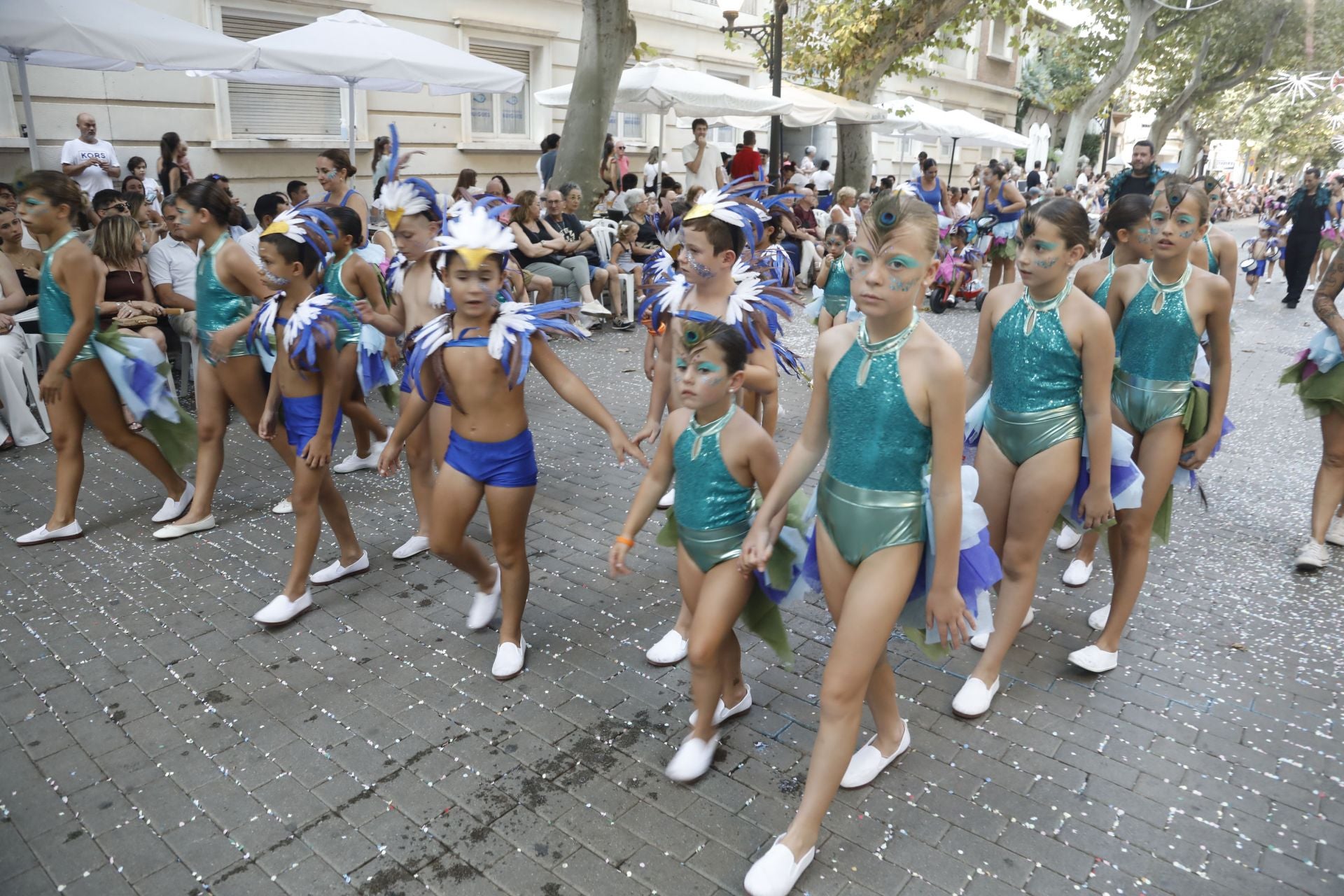 El desfile de carrozas de Dénia, en imágenes