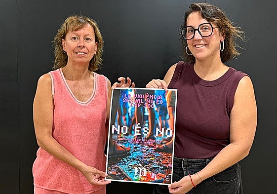 Cartel de la campaña contra la violencia sexual en las fiestas patronales de Monóvar.