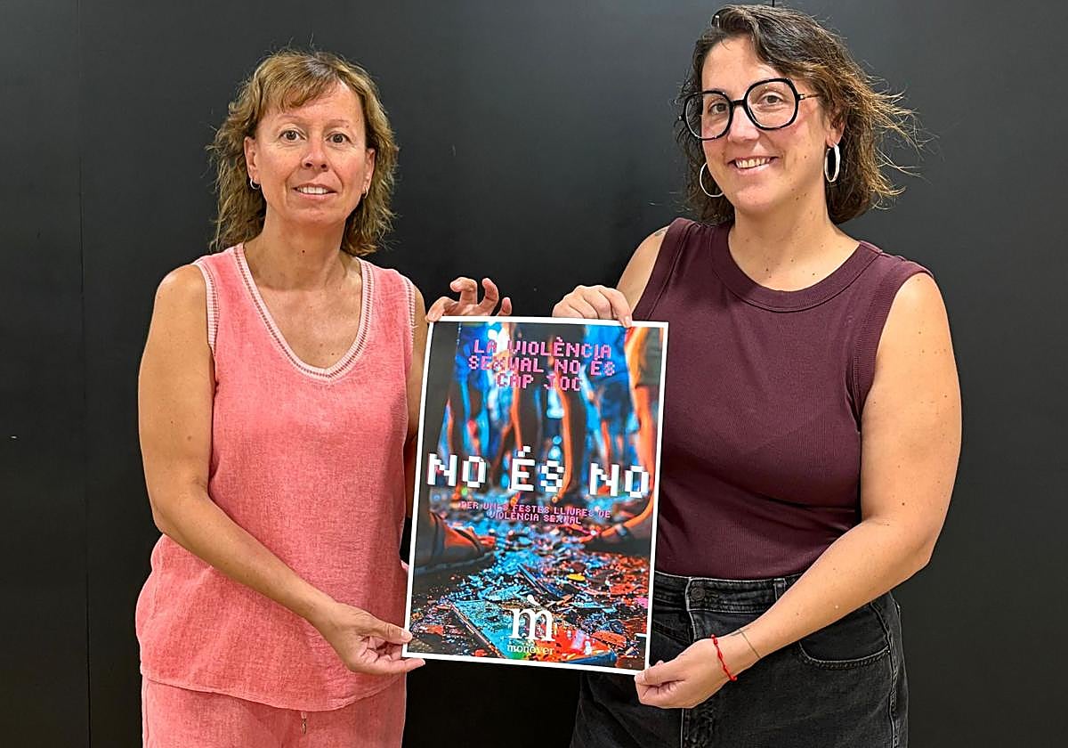 Cartel de la campaña contra la violencia sexual en las fiestas patronales de Monóvar.