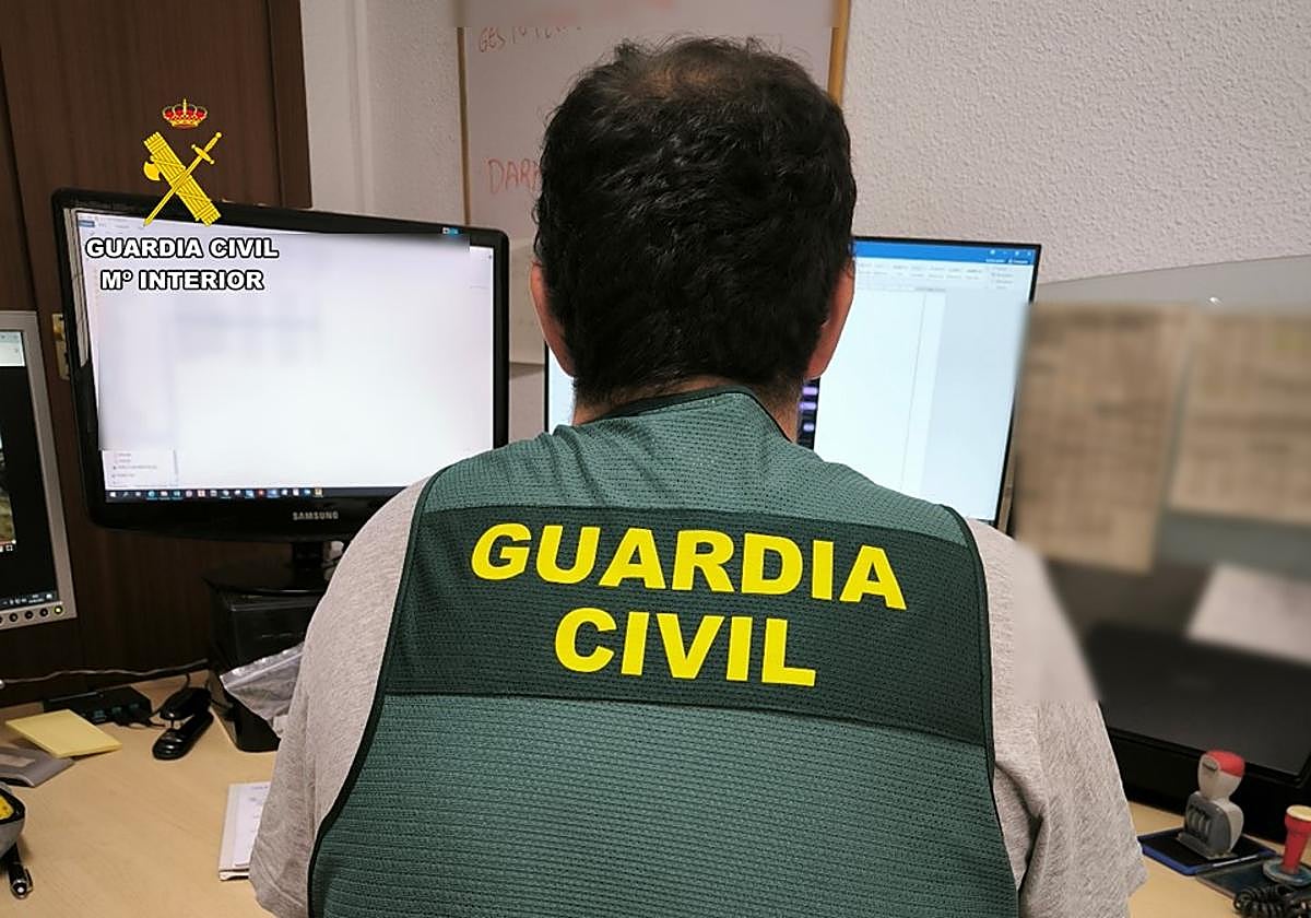 Investigación informática de la Guardia Civil.