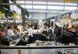 Imagen de archivo de una pasada edición de la Feria Alicante Gastronómica.