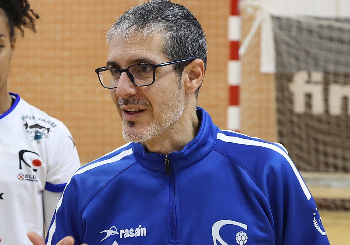 José Ignacio Prades, durante un partido del Elda Prestigio.