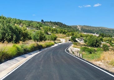 La Diputación mejora el camino entre La Vall d'Ebo y L'Atzúbia