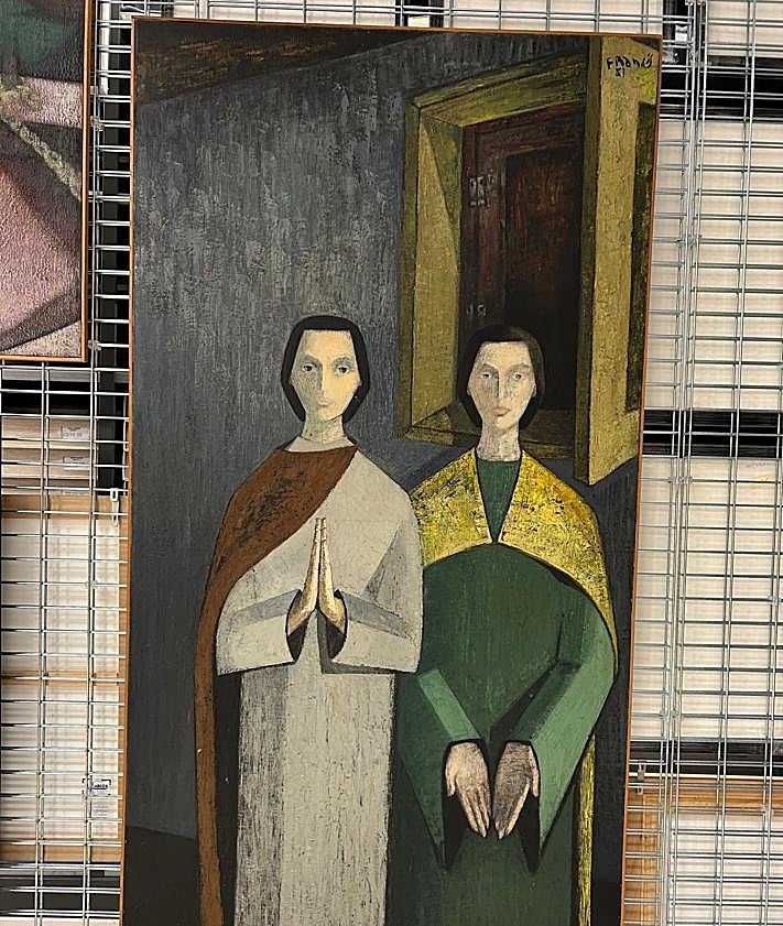 Imagen secundaria 2 - Varias de las obras cedidas. 