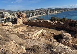 Yacimiento arqueológico en Calp.