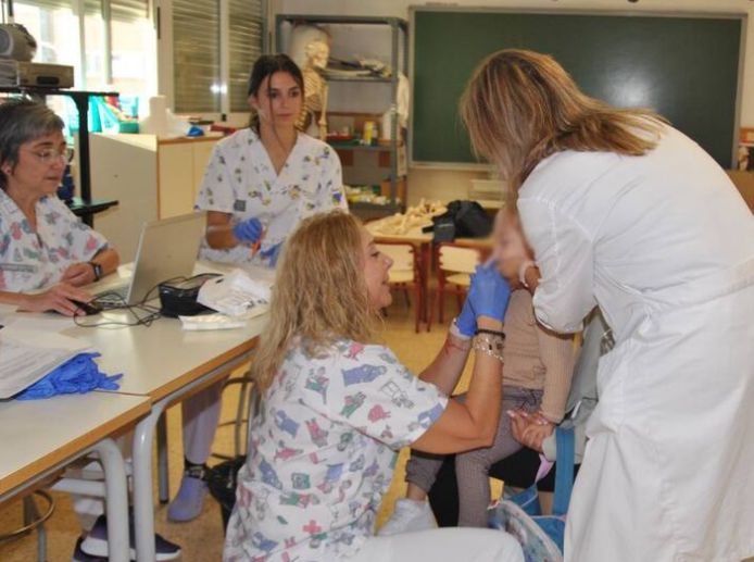 La vacuna en colegios se introdujo el pasado año en la Comunitat.