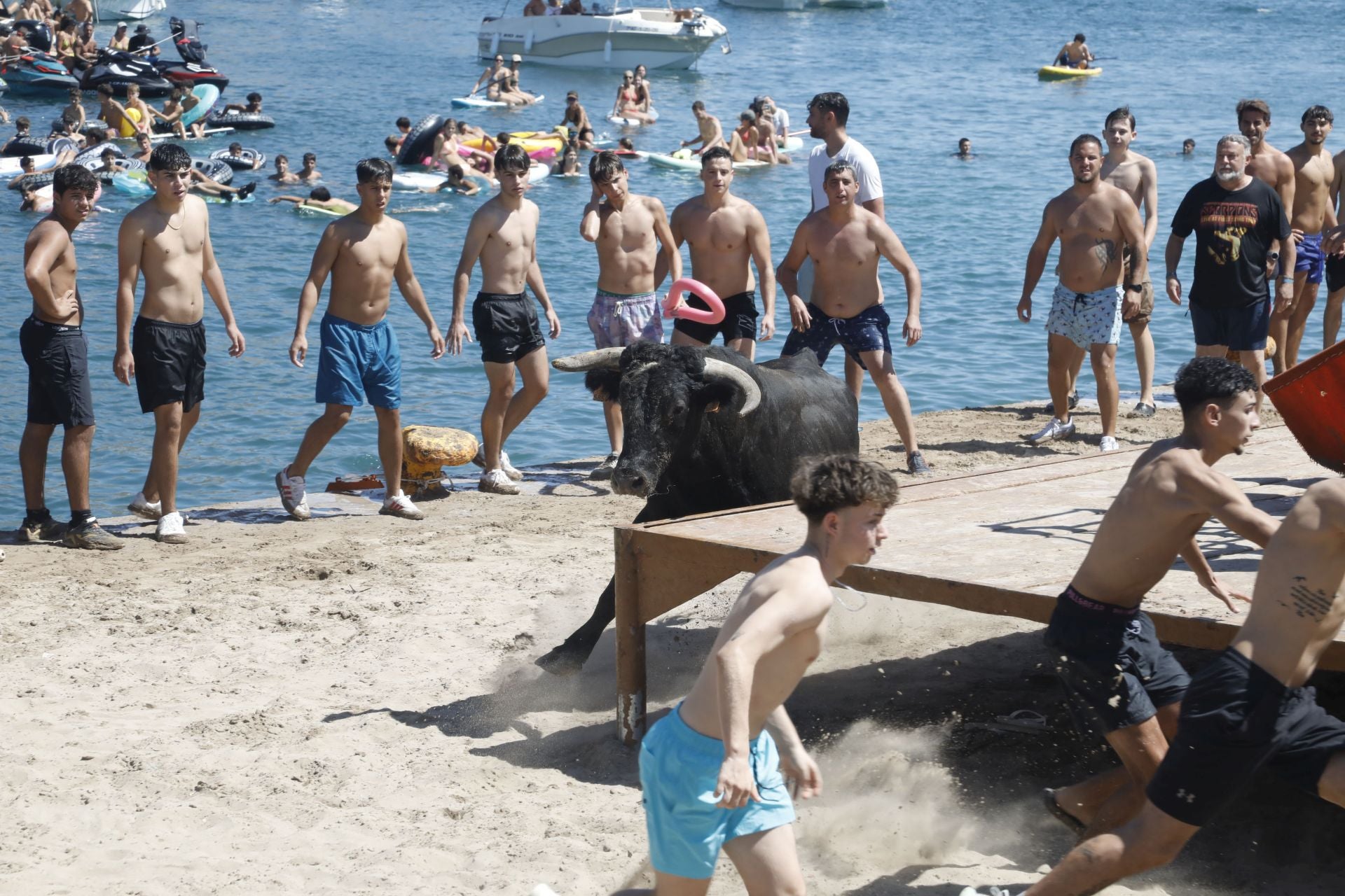 Xàbia celebra els bous a la mar