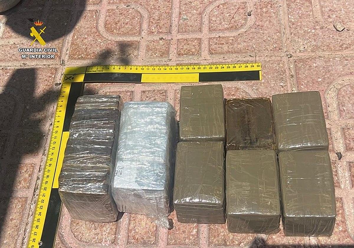 Droga encontrada en la vivienda de Orihuela Costa.