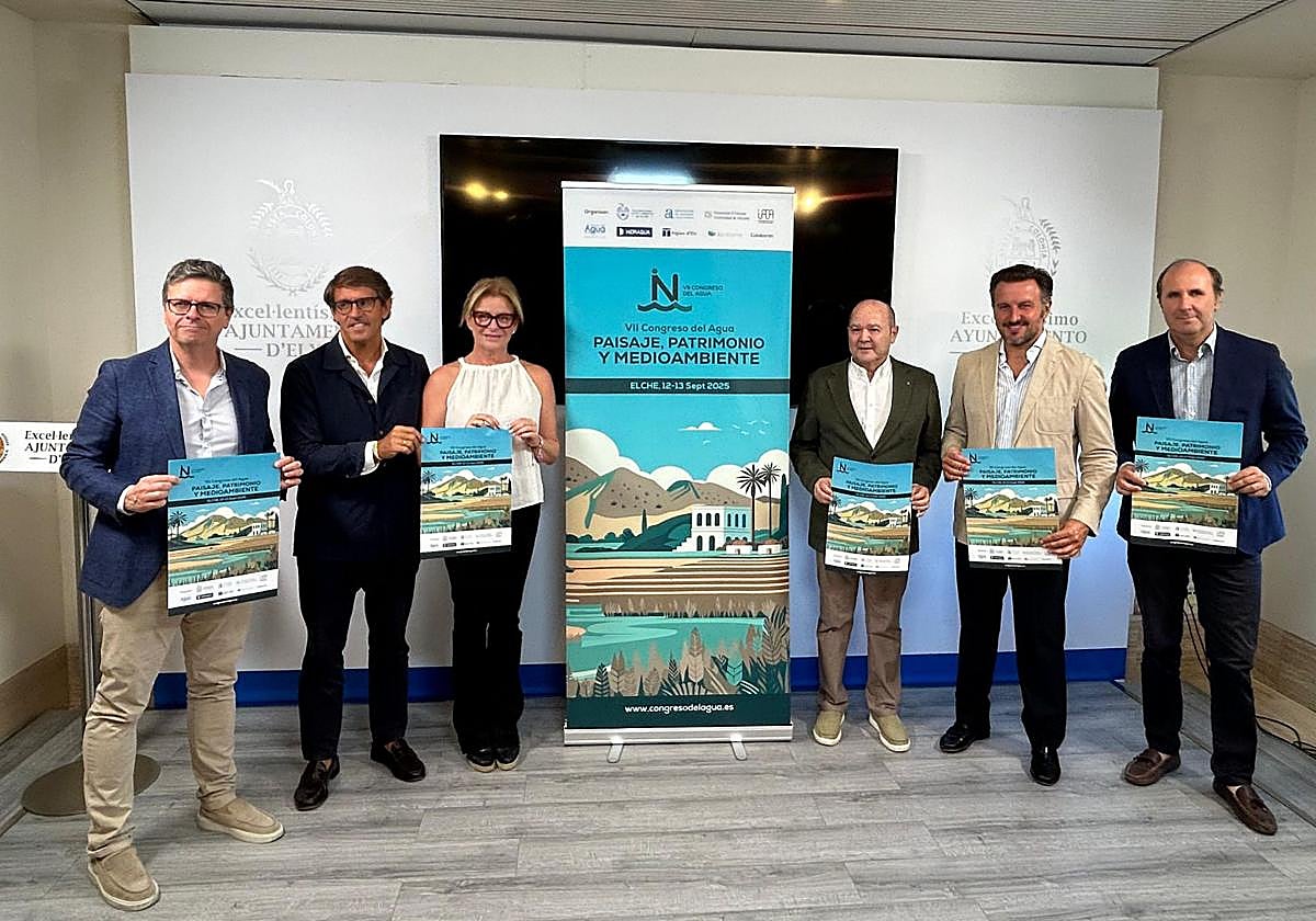 Presentación del Congreso Nacional del Agua en Elche.