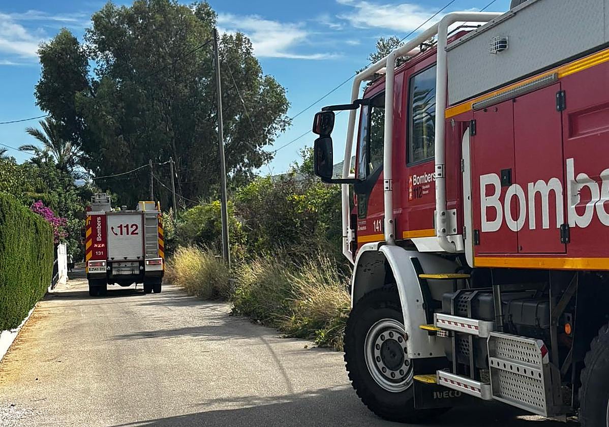 Vehículos del Consorcio Provincial de Bomberos de Alicante.