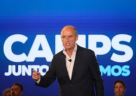 Francisco Camps, este viernes en Alicante.