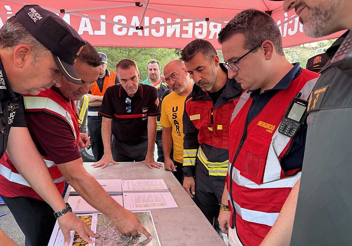 Imagen del PMA durante el simulacro