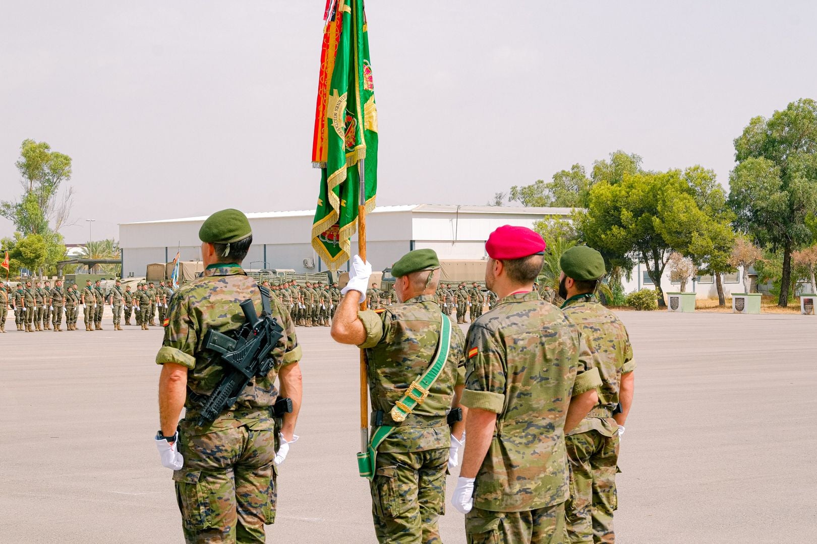 La toma de mando del nuevo líder del MOE, en imágenes