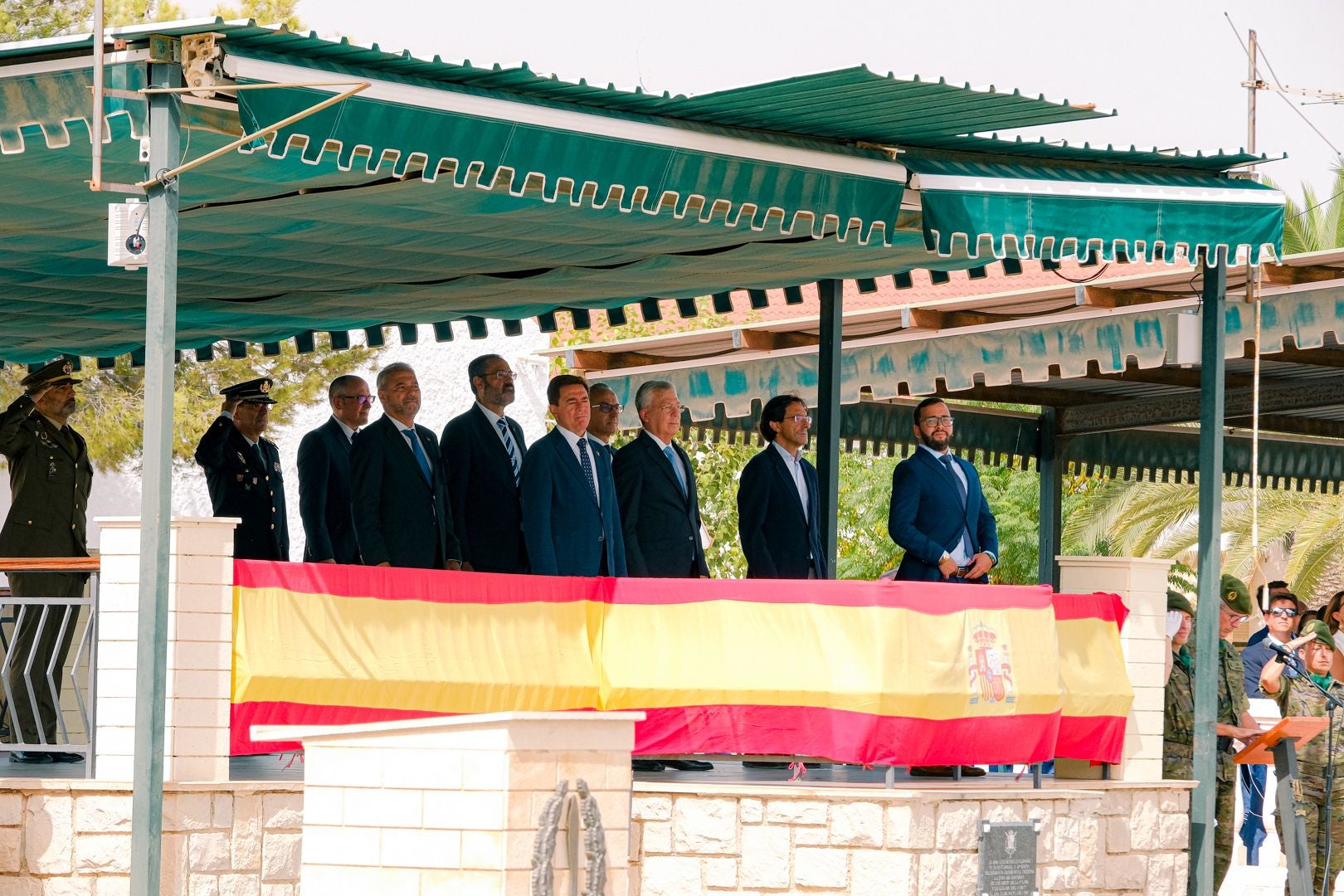 La toma de mando del nuevo líder del MOE, en imágenes