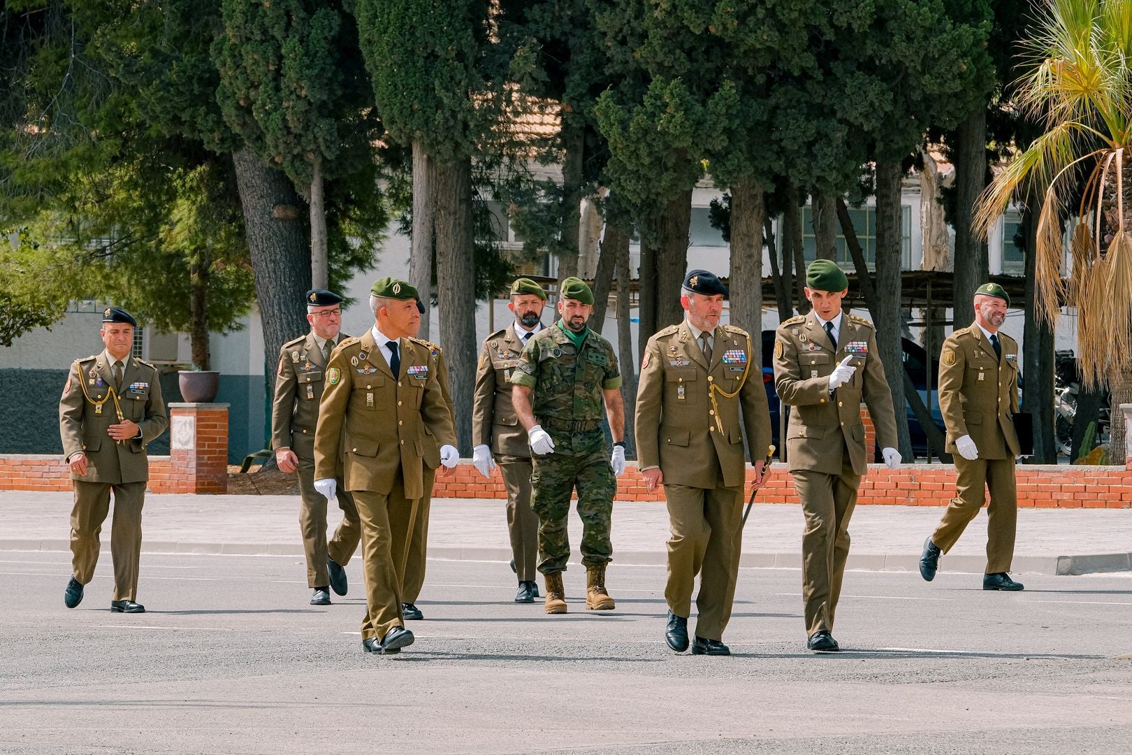 La toma de mando del nuevo líder del MOE, en imágenes