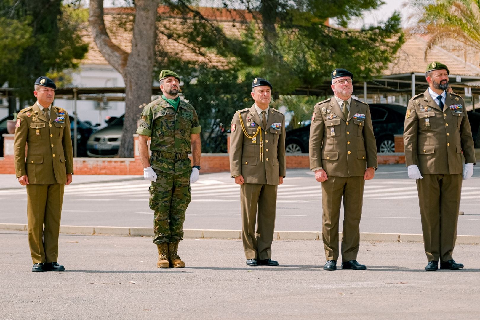 La toma de mando del nuevo líder del MOE, en imágenes