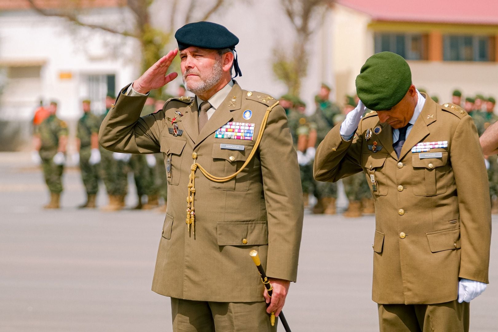 La toma de mando del nuevo líder del MOE, en imágenes