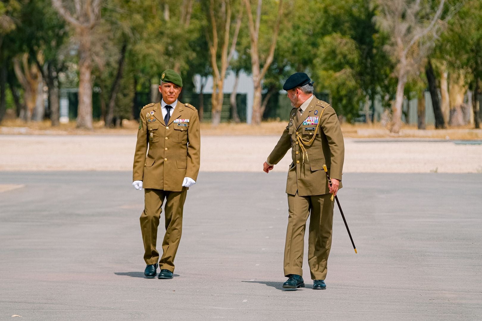 La toma de mando del nuevo líder del MOE, en imágenes