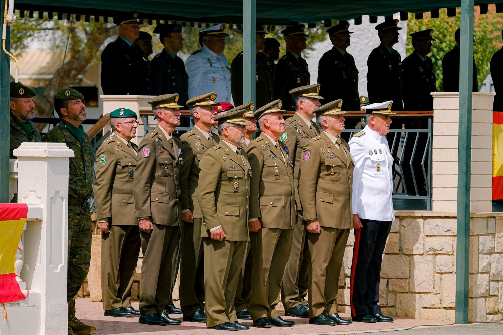 La toma de mando del nuevo líder del MOE, en imágenes