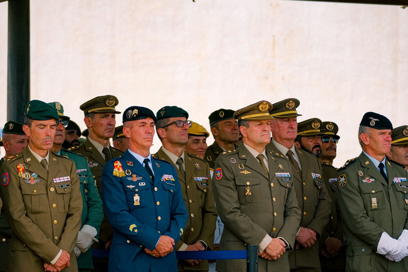 La toma de mando del nuevo líder del MOE, en imágenes