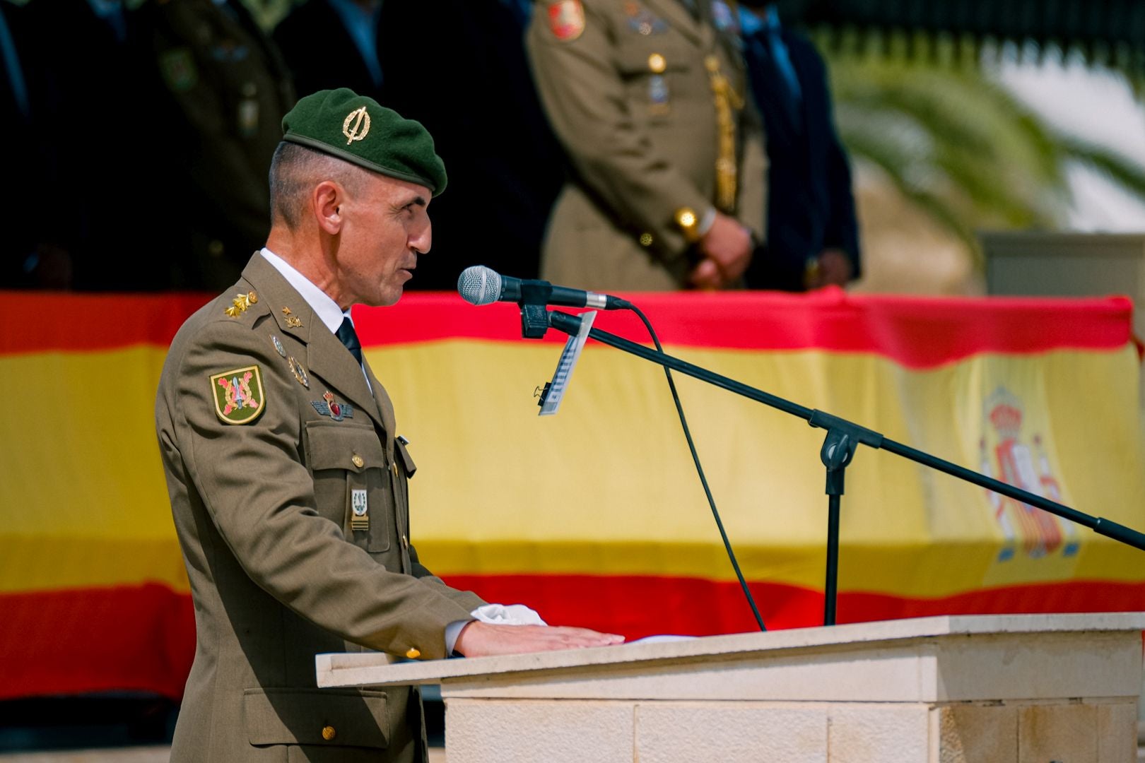 La toma de mando del nuevo líder del MOE, en imágenes