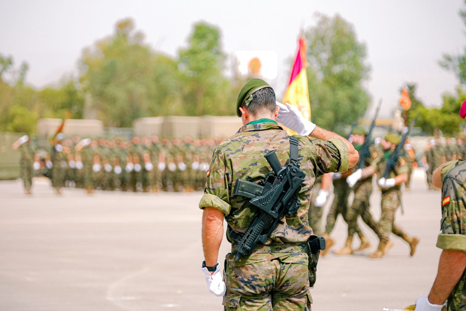La toma de mando del nuevo líder del MOE, en imágenes