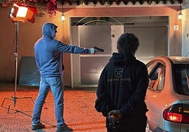 Recreación del asesinato del alcalde de Polop.