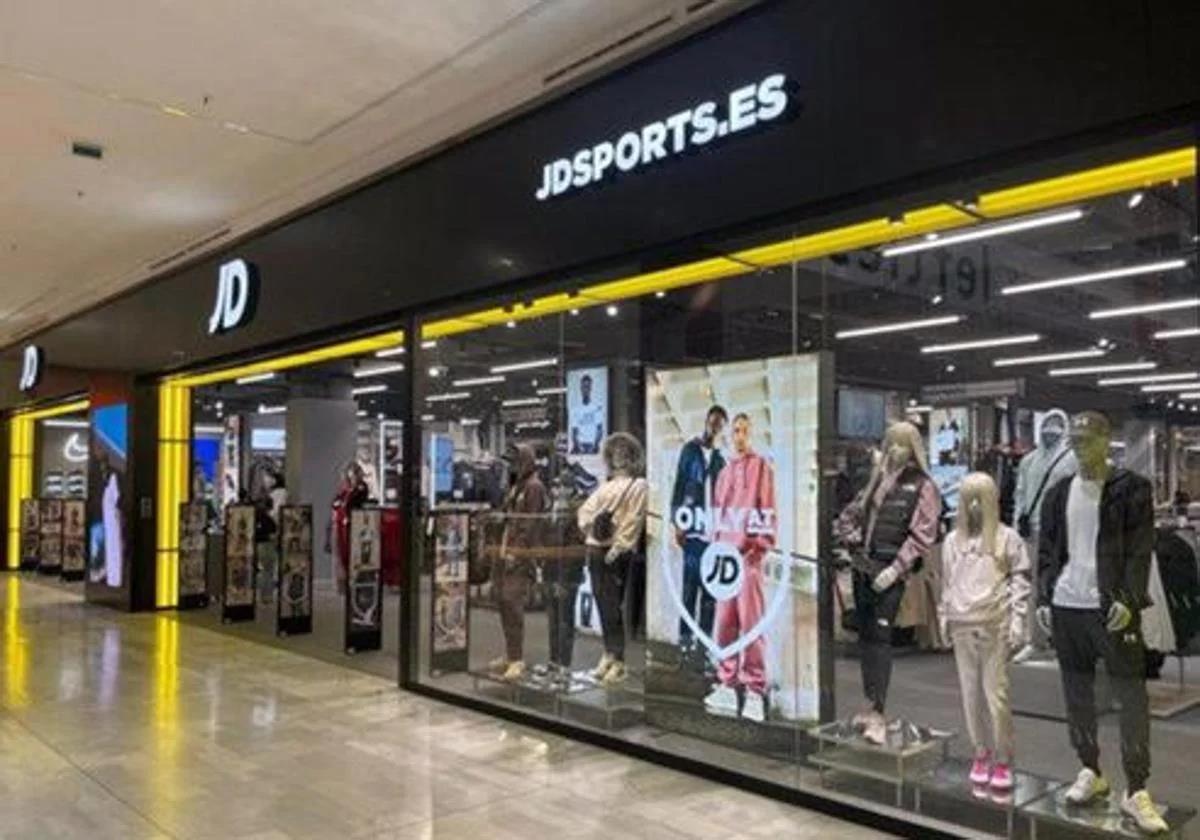 Tienda de JD en un centro comercial.