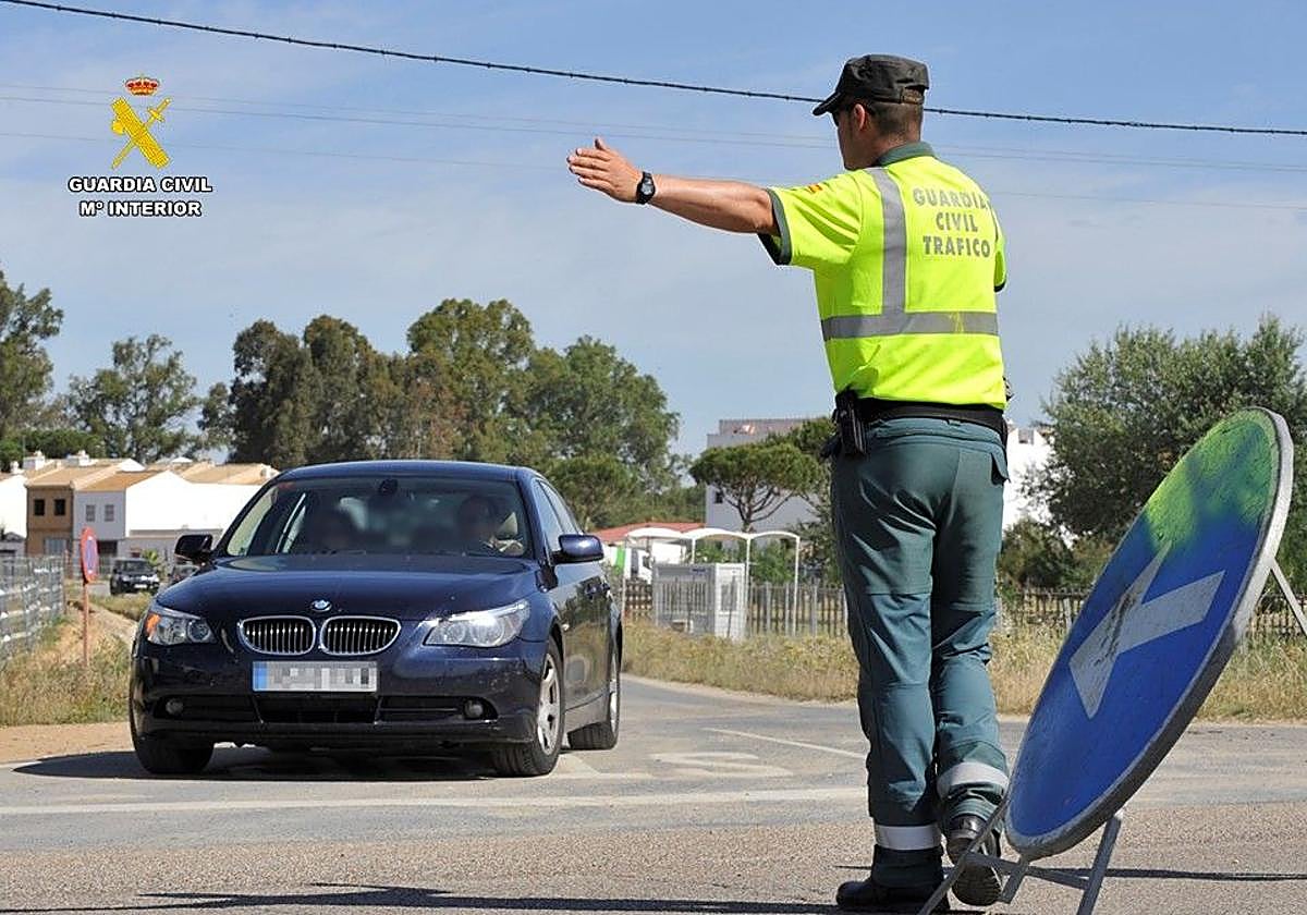 Control de la Guardia Civil.
