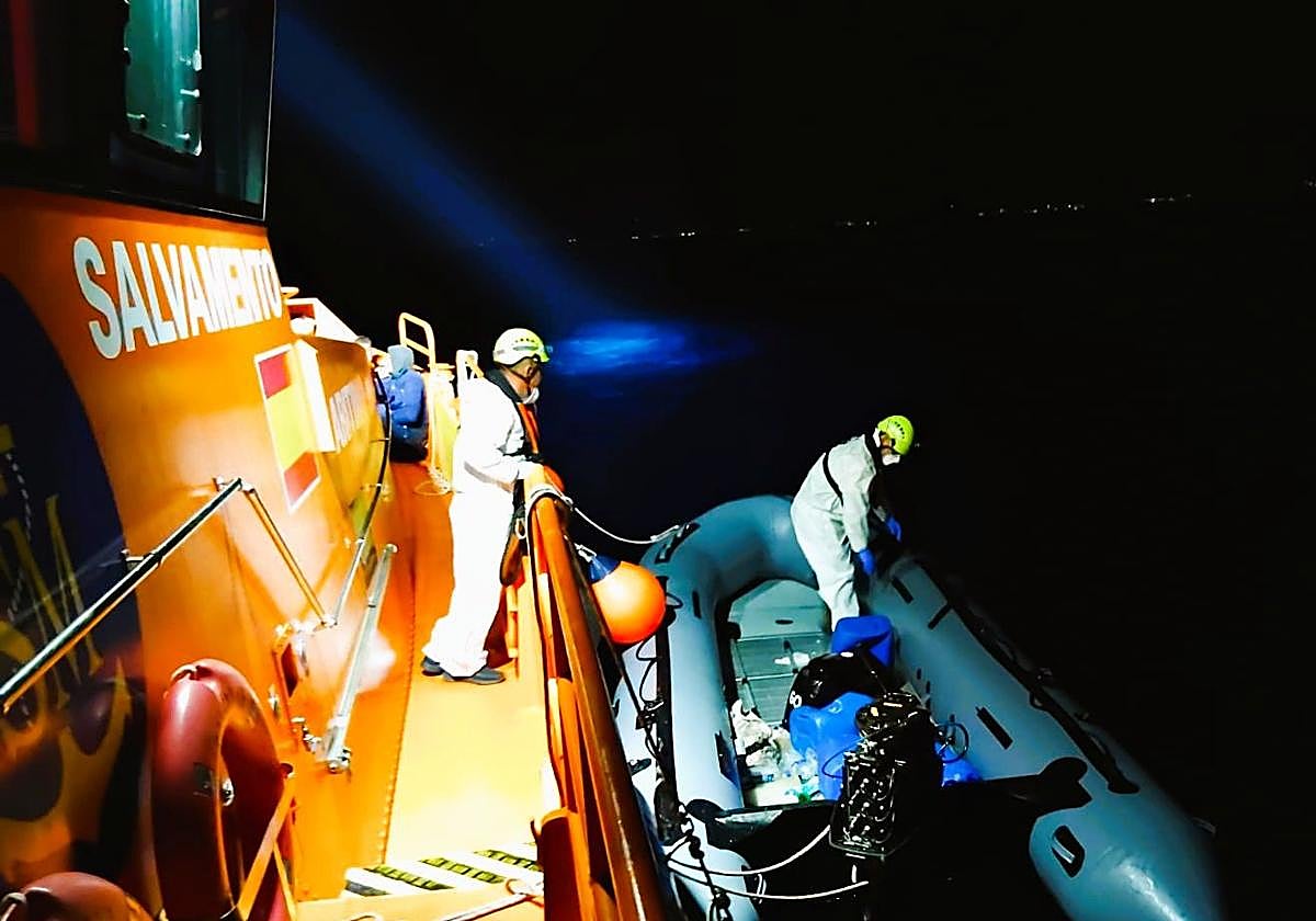 Rescate de la patera.