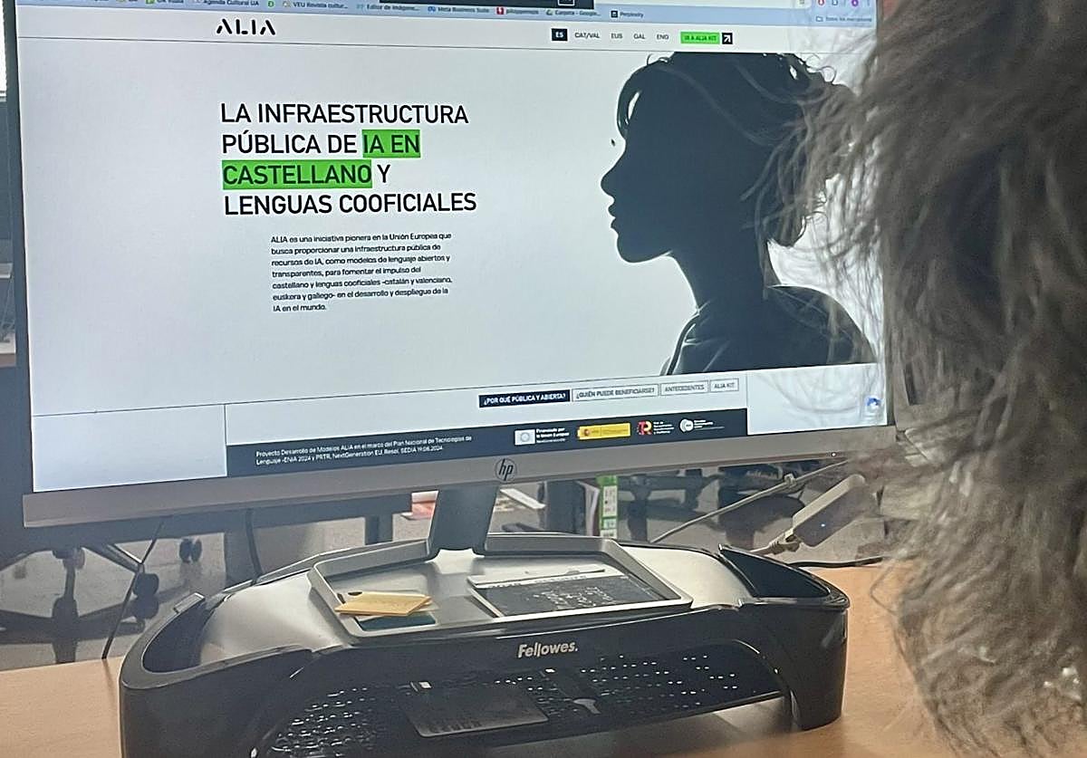 Alia, la primera IA pública en castellano y valenciano.