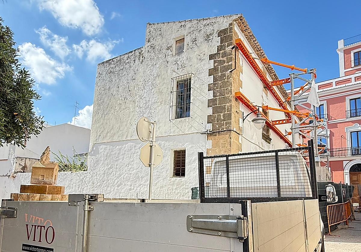 Obras en la Casa Candelaria o Casa dels Xolbi.