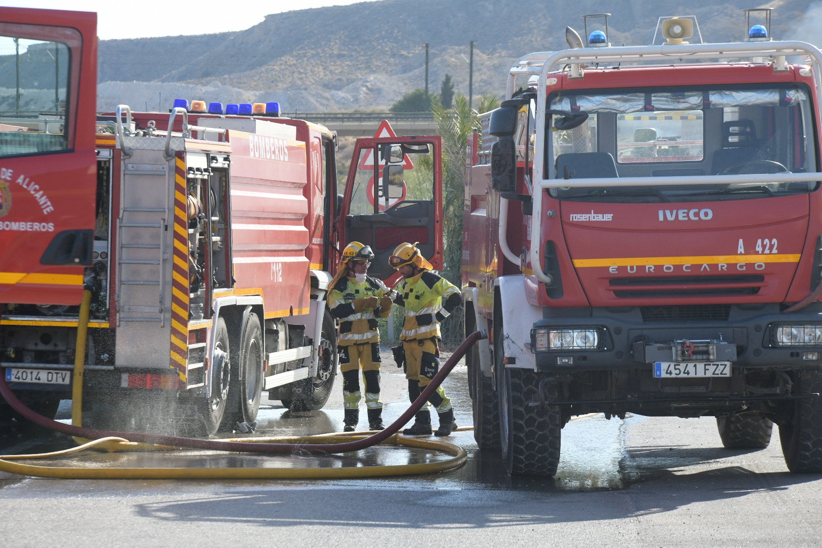 El incendio forestal de Alicante, en imágenes
