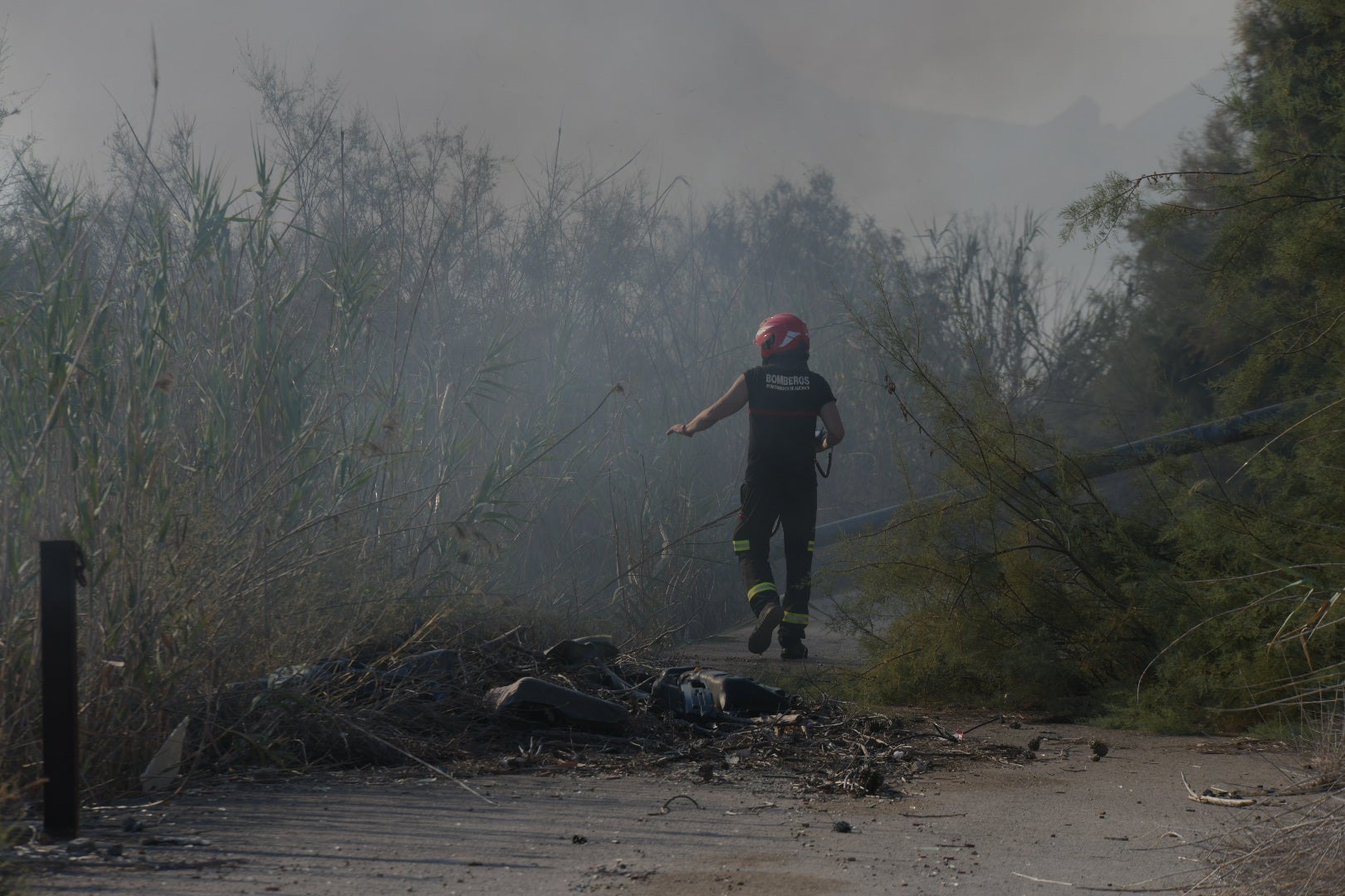 El incendio forestal de Alicante, en imágenes