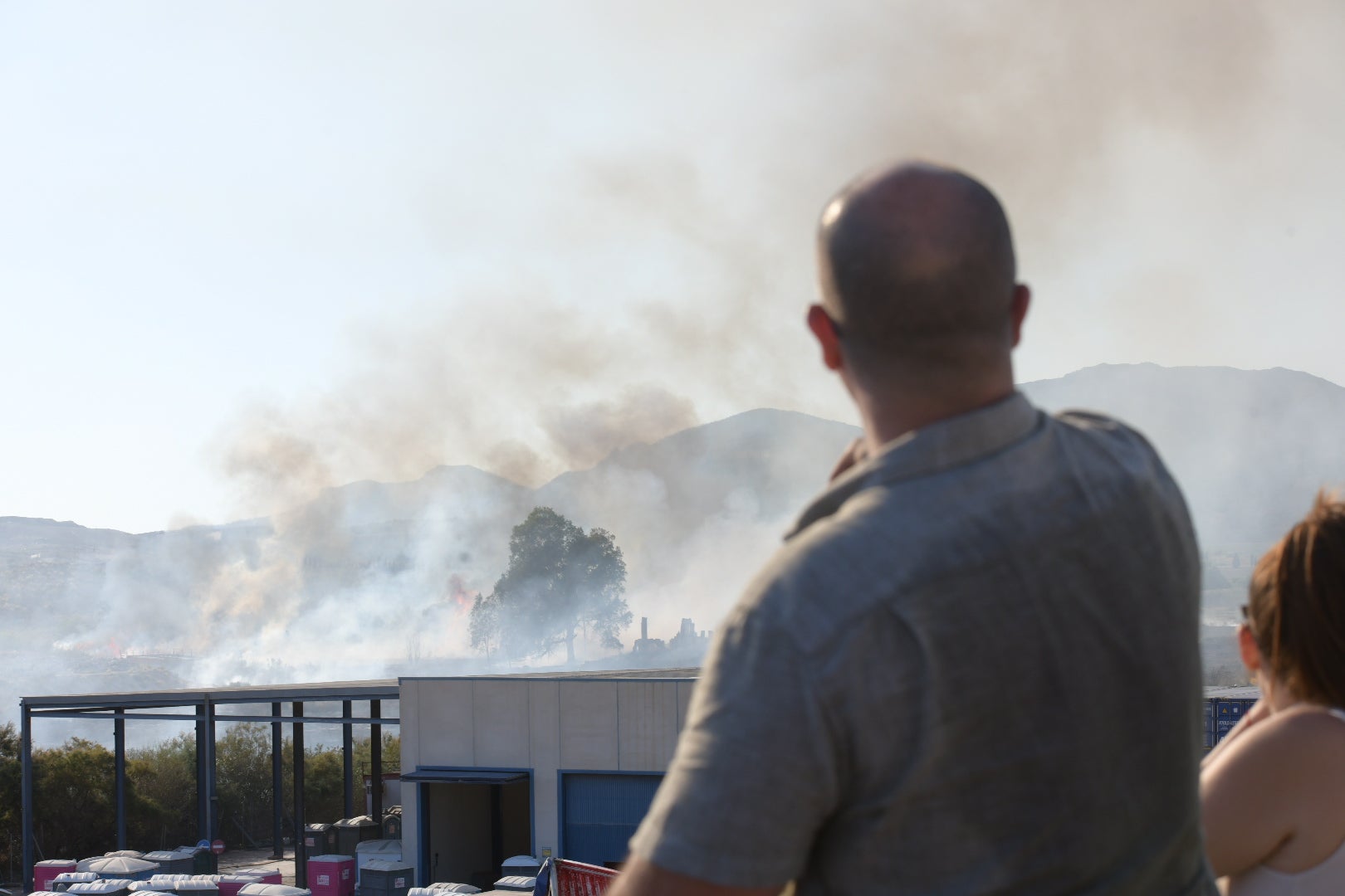 El incendio forestal de Alicante, en imágenes