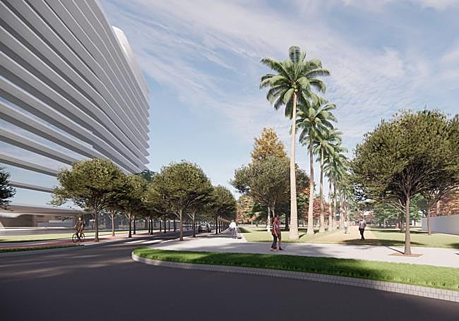 Recreación del barrio Nueva Albufereta.