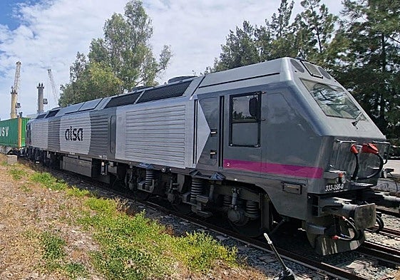 Tren de JSV con el que moverá mercancías.