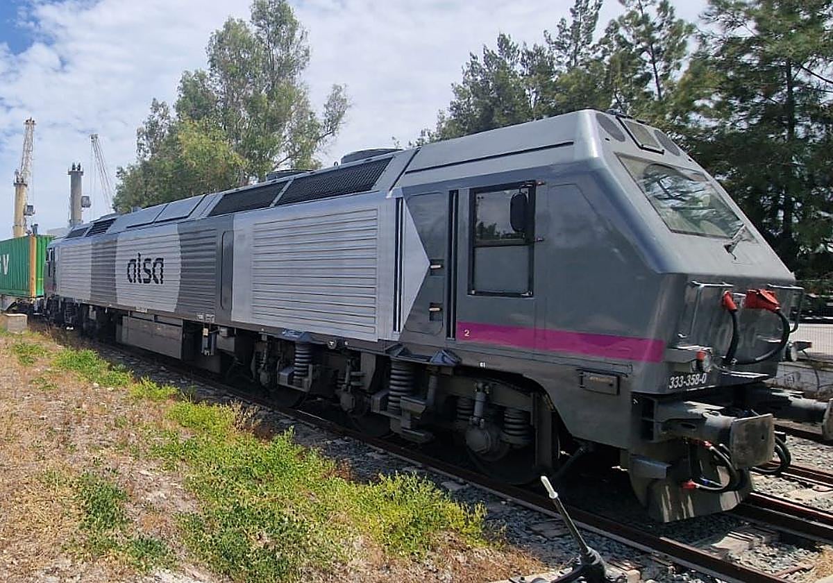 Tren de JSV con el que moverá mercancías.