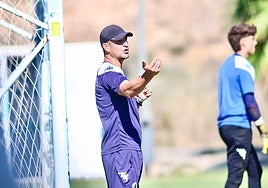 Rubén Torrecilla, durante un entrenamiento en Fontcalent.