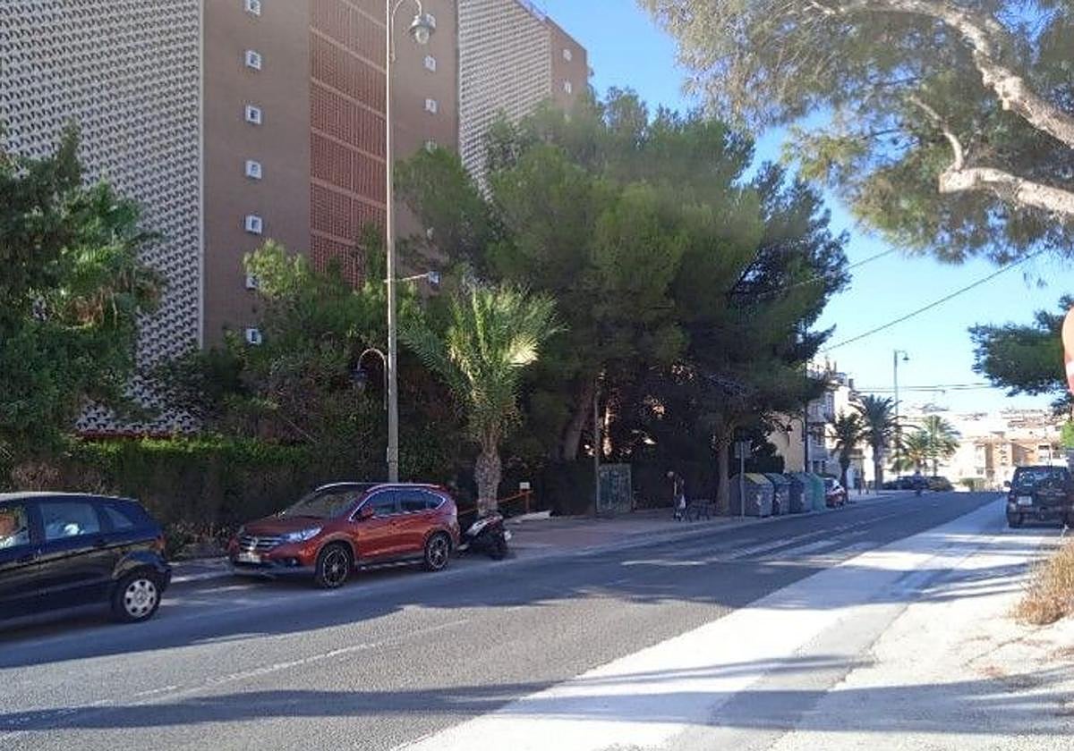 Ejemplo de una de las zonas donde se tomará la temperatura en El Campello.