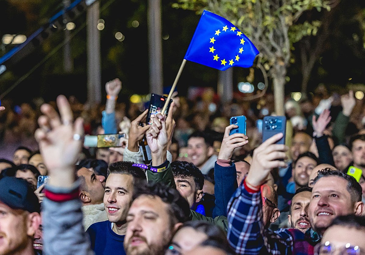 Imagen de una de las celebraciones del Benidorm Fest del pasado invierno