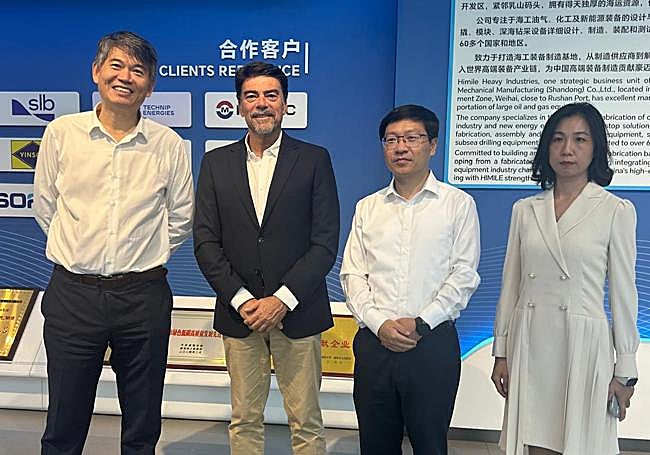 Barcala mantiene contacto con empresas de China.