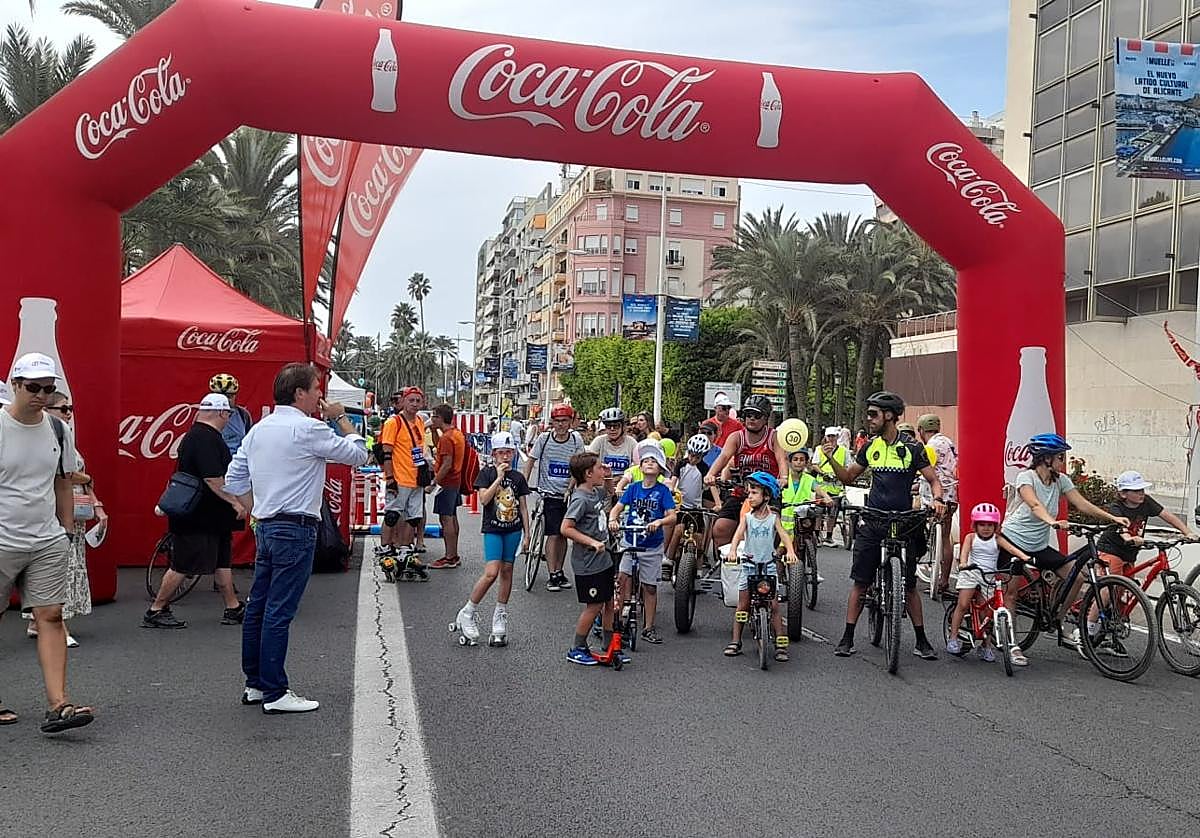 Ciclovía Litoral de Alicante.